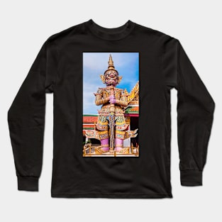 Guardian Of Wat Pra Kaew Grand Palace ,Bangkok Long Sleeve T-Shirt